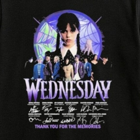 Wednesday Thank You For The Memories Signatures Shirt 90 - Picture 2 of 5